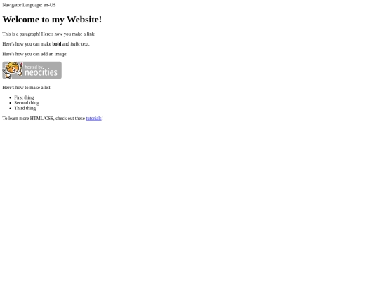 index screenshot