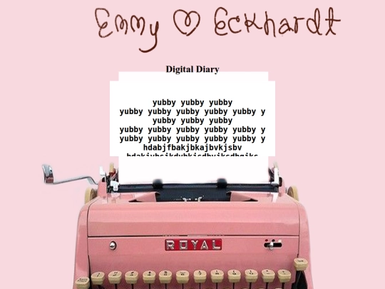 diary screenshot
