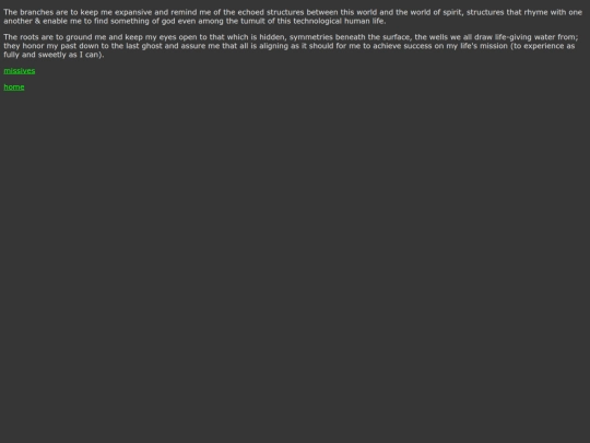missives/branches-roots screenshot