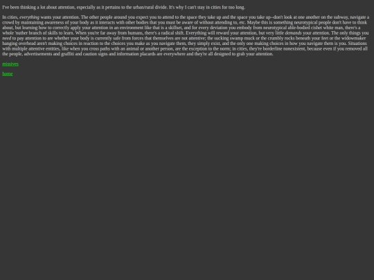 missives/citymouse-countrymouse screenshot