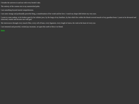 wytchbeast/affirmation screenshot