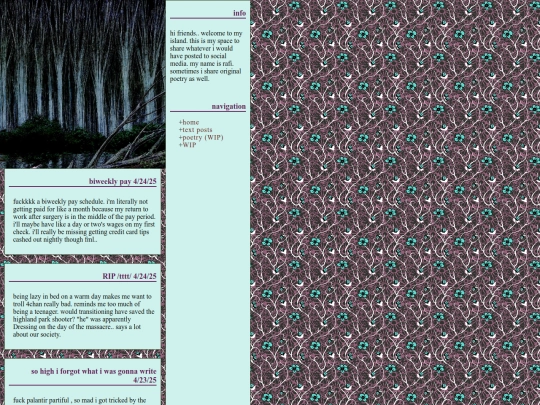 posts screenshot
