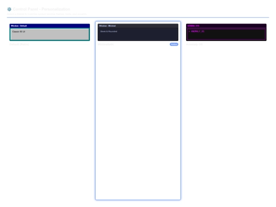 portfolio/misc/settings screenshot