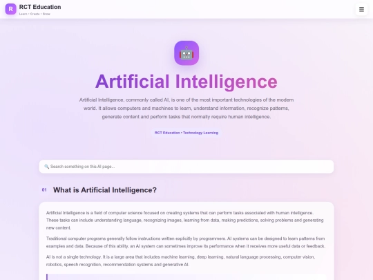 Education carnival /Technology /Technology of ai/new screenshot