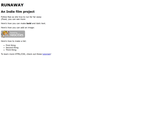 index screenshot