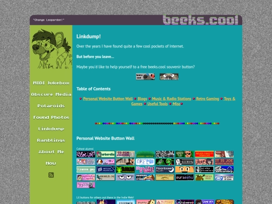 links screenshot