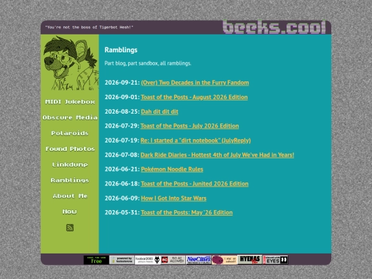 ramblings screenshot