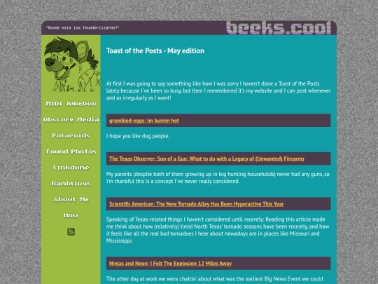 ramblings/20250501toast screenshot