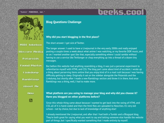 ramblings/20260312blogchallenge screenshot