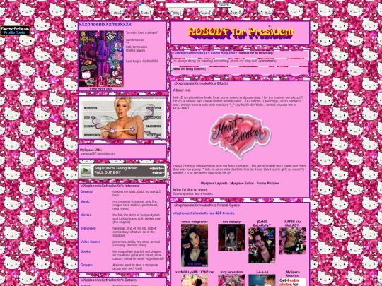 myspace screenshot