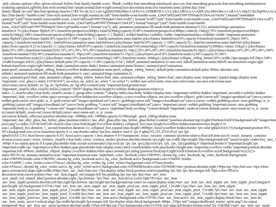 tumblr/css screenshot