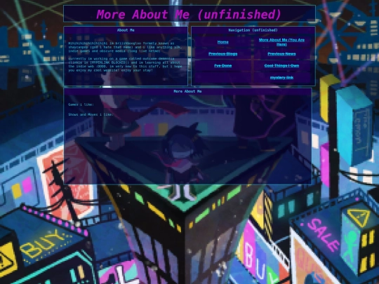aboutme screenshot