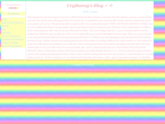 blog screenshot