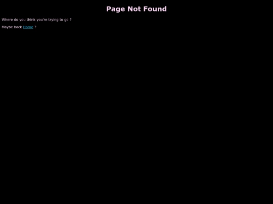 not_found screenshot