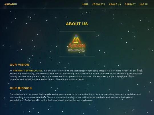 aboutus screenshot