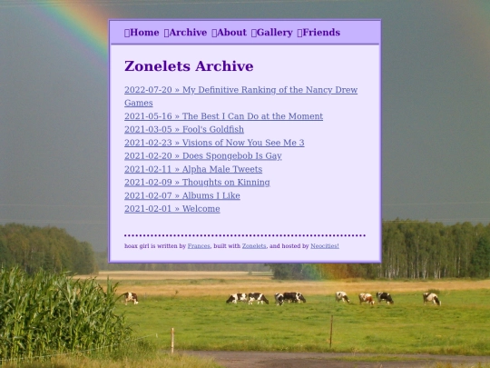 archive screenshot