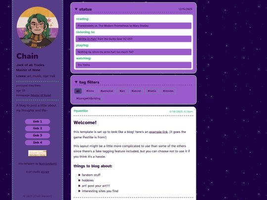 blog screenshot
