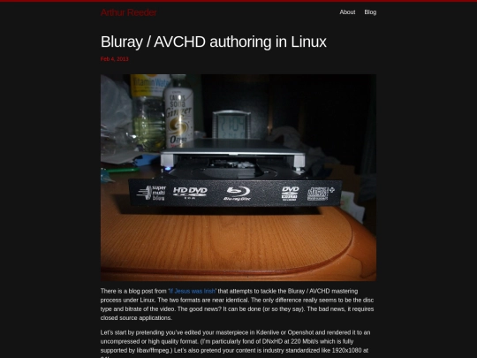 2013/02/bluray-avchd-authoring-in-linux screenshot