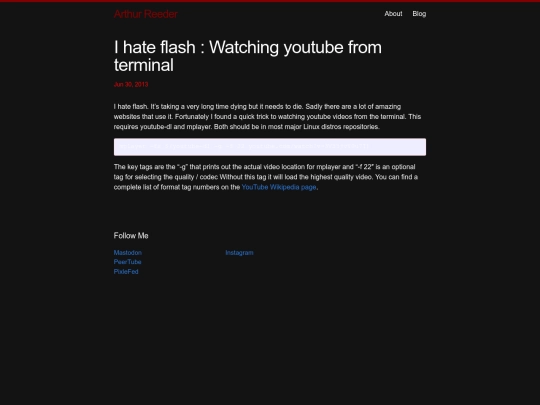 2013/06/watching-youtube-from-terminal screenshot