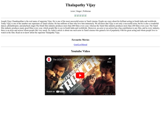 Thalapathy Vijay/photo screenshot