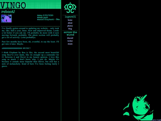 test screenshot