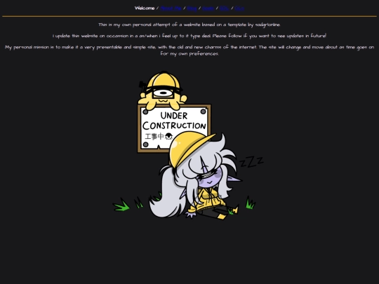 dark/welcome screenshot