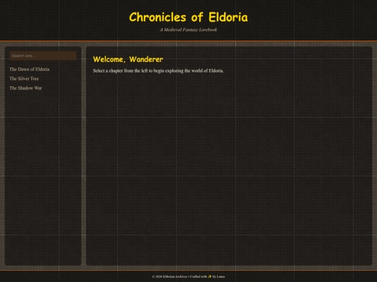 Lore/A screenshot