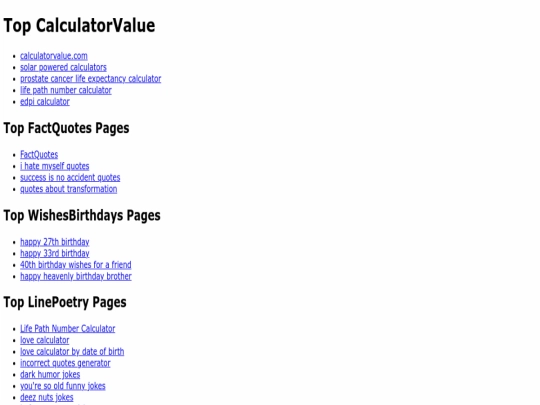 index screenshot