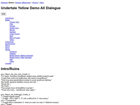 yellow/dialogue/demo screenshot