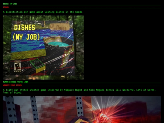 games screenshot