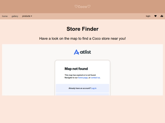 storeFinder screenshot
