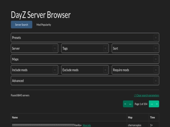 index screenshot