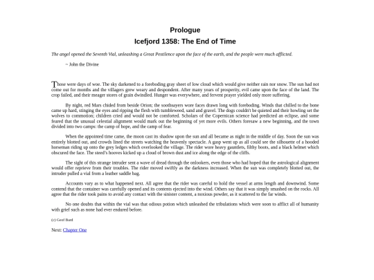 Prologue/1stwordPrologueCaptionCharacter screenshot
