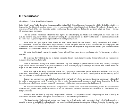 TextVersion/3_TheCrusader screenshot