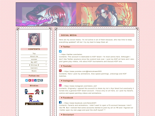 socials screenshot