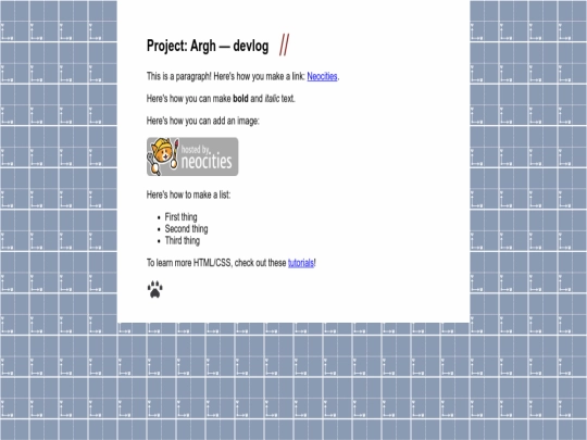 index screenshot