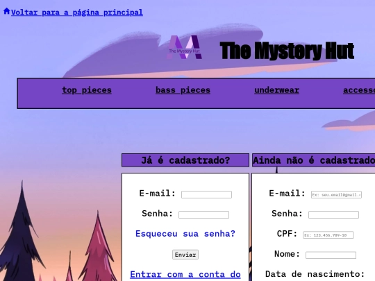 login screenshot
