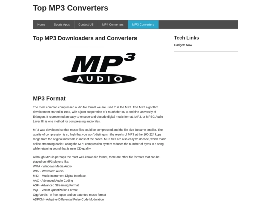 mp3-converters screenshot