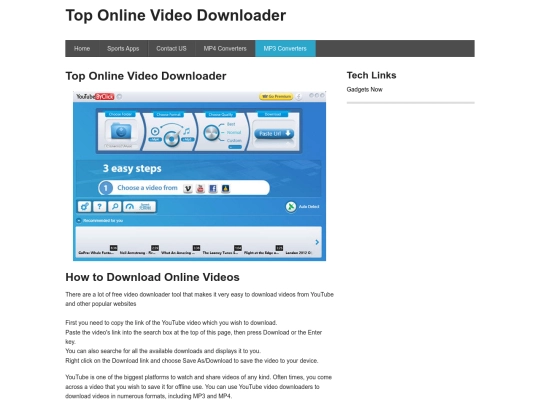video-downloader screenshot