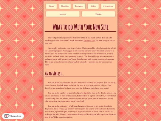 neocities/uses screenshot
