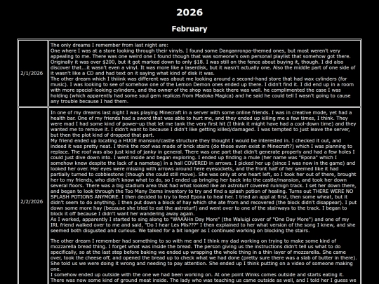 Dream-Journal/2026/February screenshot