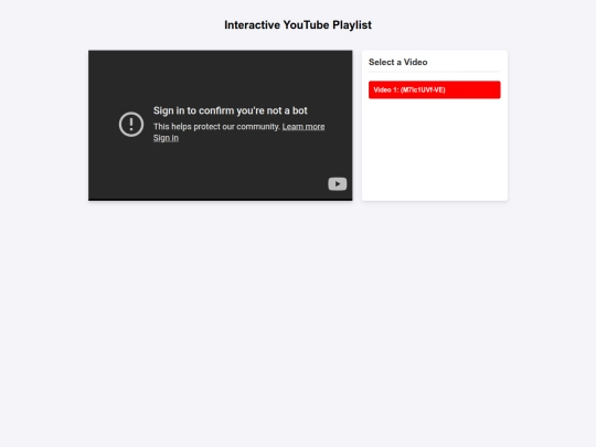 Hop/Music/yt-player2 screenshot