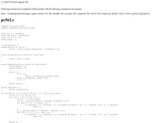 ProjectEuler/solutions/pe562-866f01a16a038007692c742cd8ebb377 screenshot