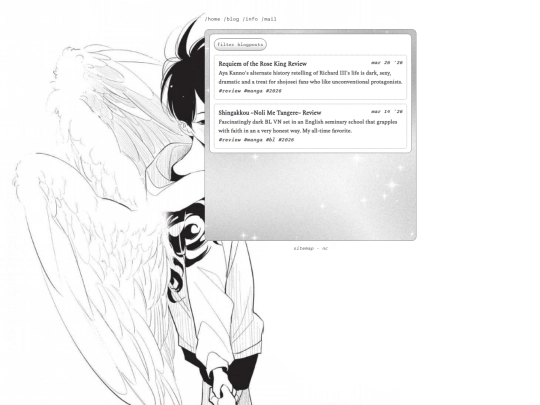 blog screenshot