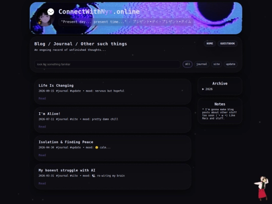 blog screenshot