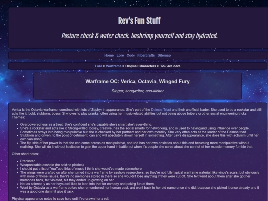 lore/warframe/ocs/verica screenshot