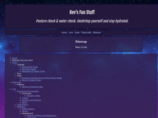 sitemap screenshot
