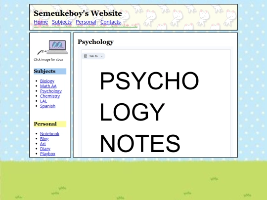 Psychology screenshot