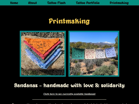 Printmaking screenshot