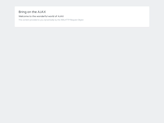 Ajax/example1 screenshot
